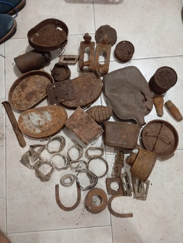 Ww1 lotto misto ww2 elmetto - ww1,