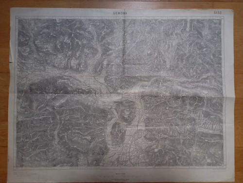 Ww1 mappa austriaca gemona - mappa,